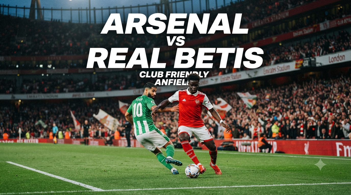 Tigoals Arsenal vs Real Betis Club Friendly Dini Hari Ini Pukul 01.30 WIB – Laga Persahabatan yang Dipenuhi Bintang