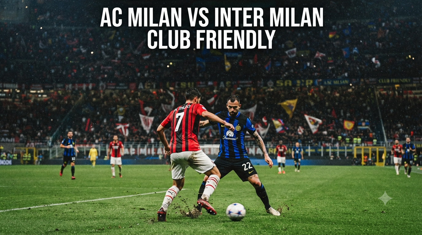 Tigoals Hadir Bersama Streaming AC Milan vs Inter Milan Club Friendly Sore Ini Pukul 18.00 WIB dengan Kualitas Premium